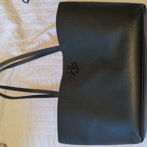 Tory Burch McGraw tote in forest green color